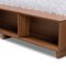 Baxton Studio Alba Wood Full Size 4-Drawer Platform Bed with Built-In Shelves 173-9425-10668 - alternate 7